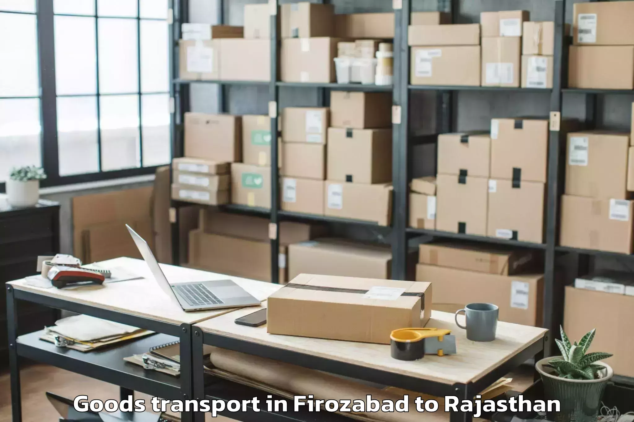 Book Firozabad to Raniwara Goods Transport